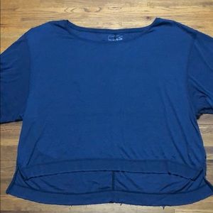 We the Free Comfy, Oversized Blue Hi-Lo Tee